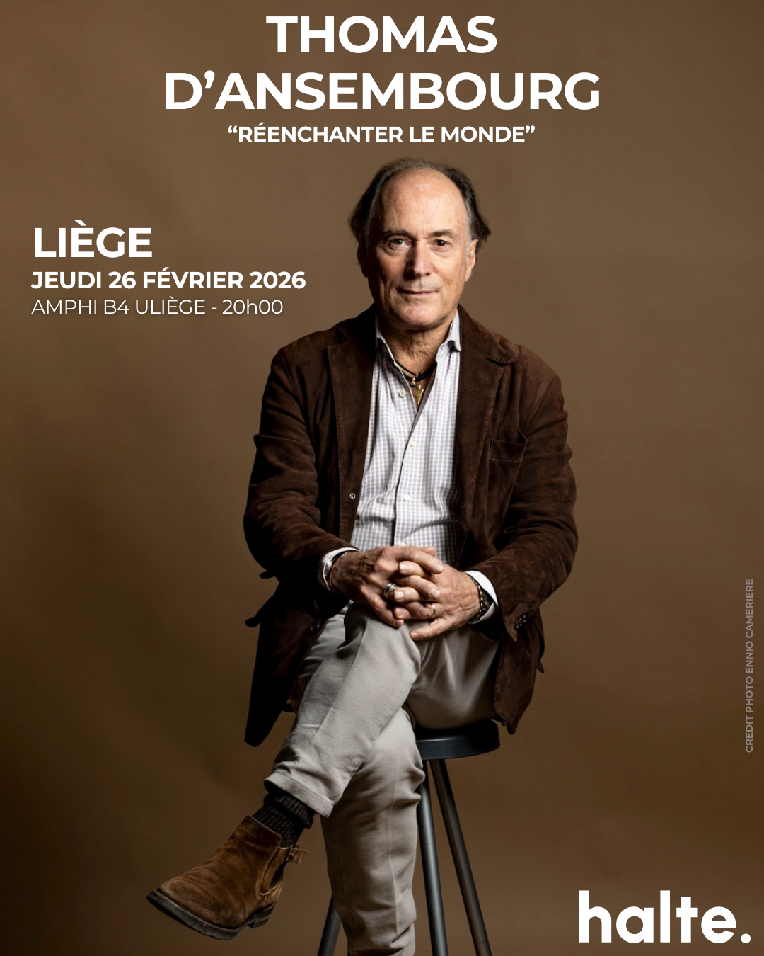 annnonce affiche conference thomas. liege