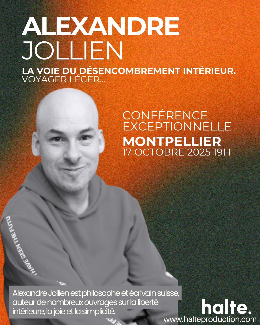 conference montpellier alexandre jollien