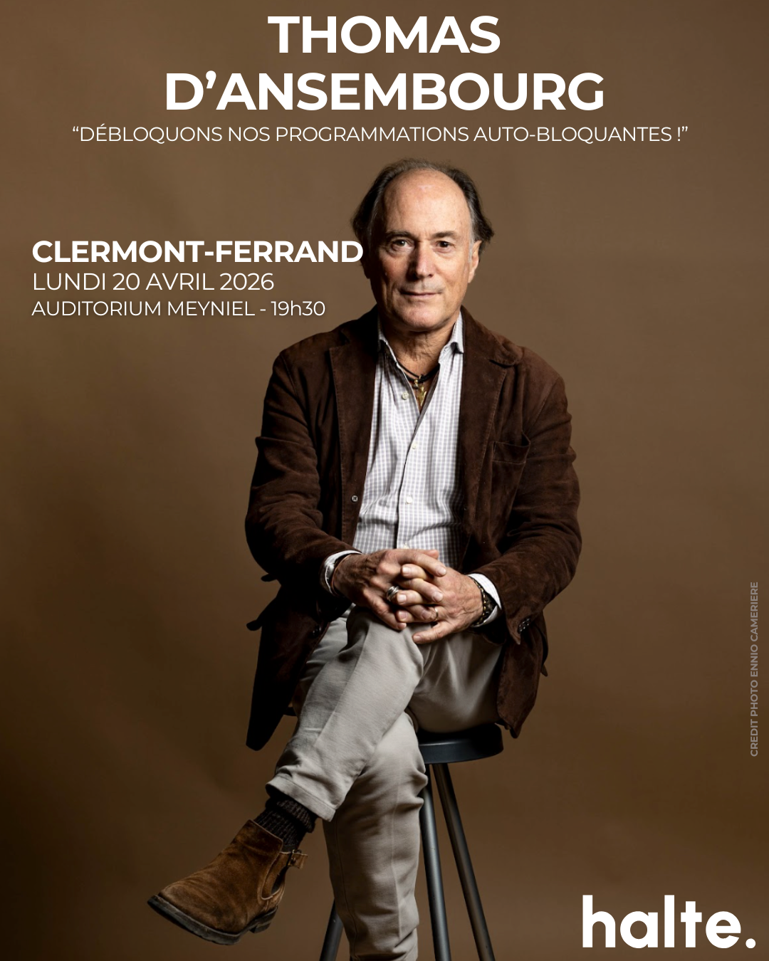 THOMAS CONFERENCE CLERMONT-FERRAND CNV CONNAISSANCE DE SOI