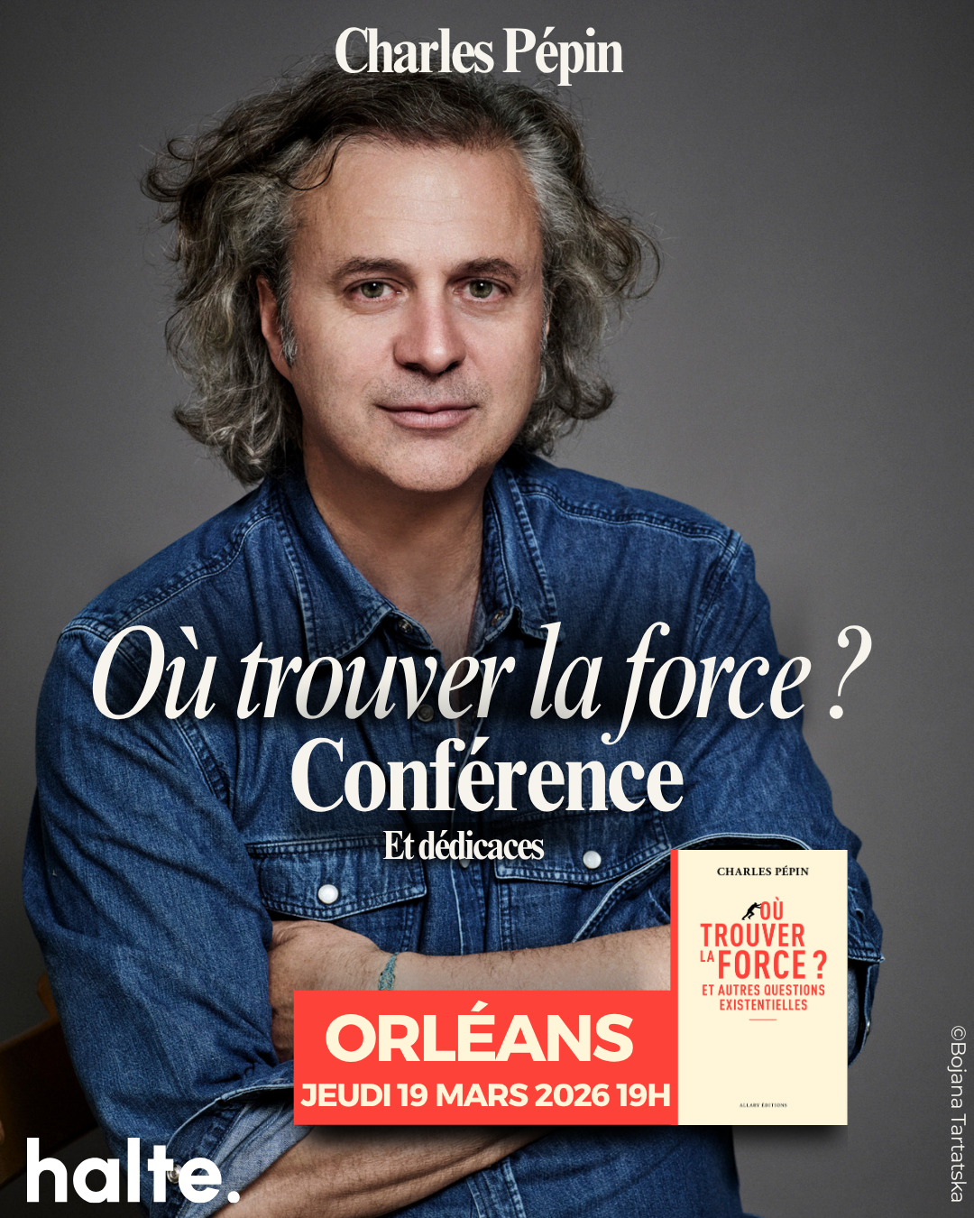 Conference charles pepin Orleans. Halte experiences