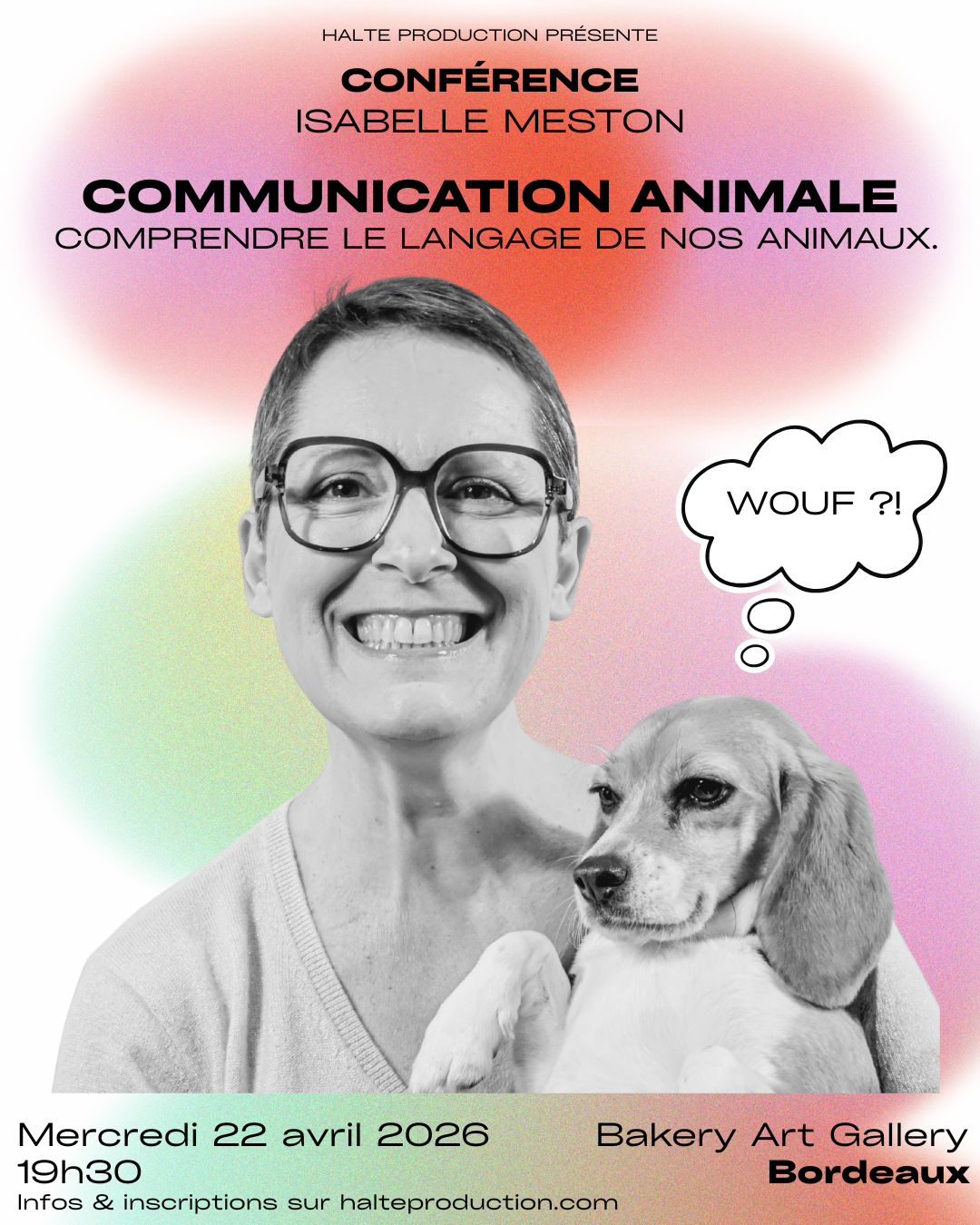 isabelle mesotn mediumnité conference halte bakery art gallery evenement