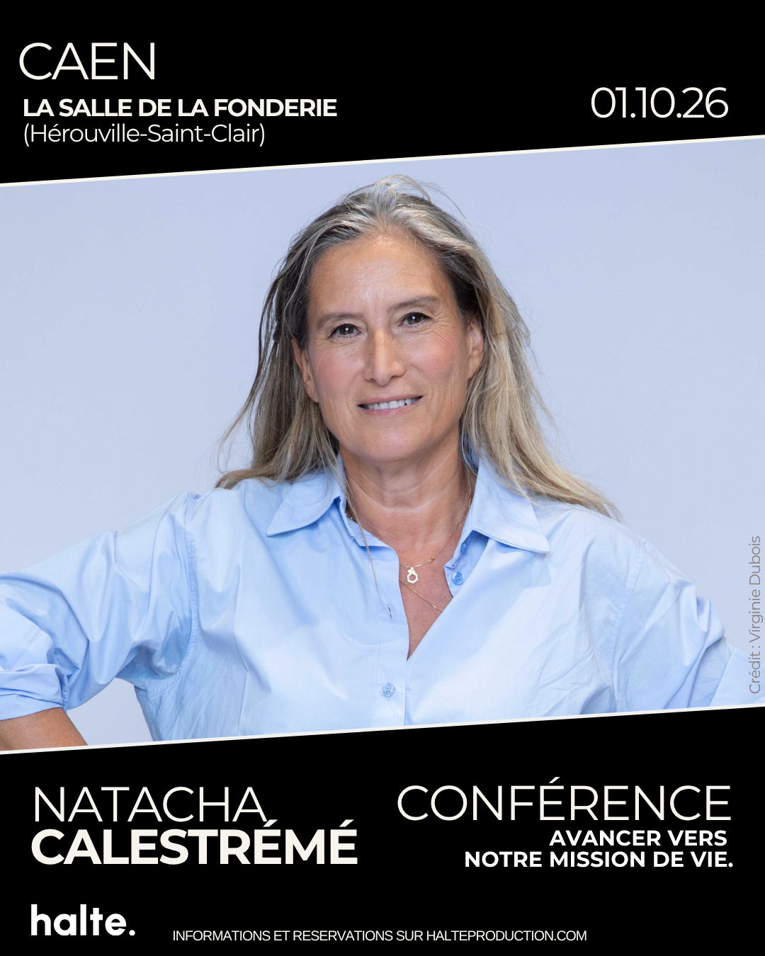caen halte natacha calestremé les clefs de votre energie intuition mission de vie conference confiance en soi auteure girl power
